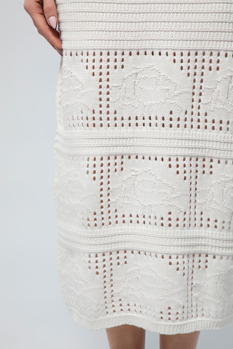 Womens Sleeveless Strappy Longline Dress - A Crochet Masterpiece