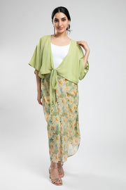 تنورة بطبعة زهور – لمسة ناعمة وأنثوية