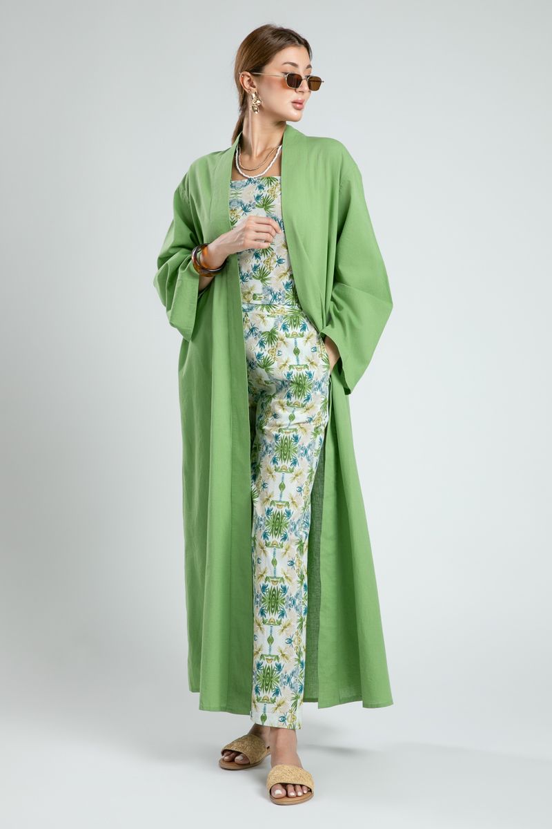 Long Sleeve Abaya Kimono