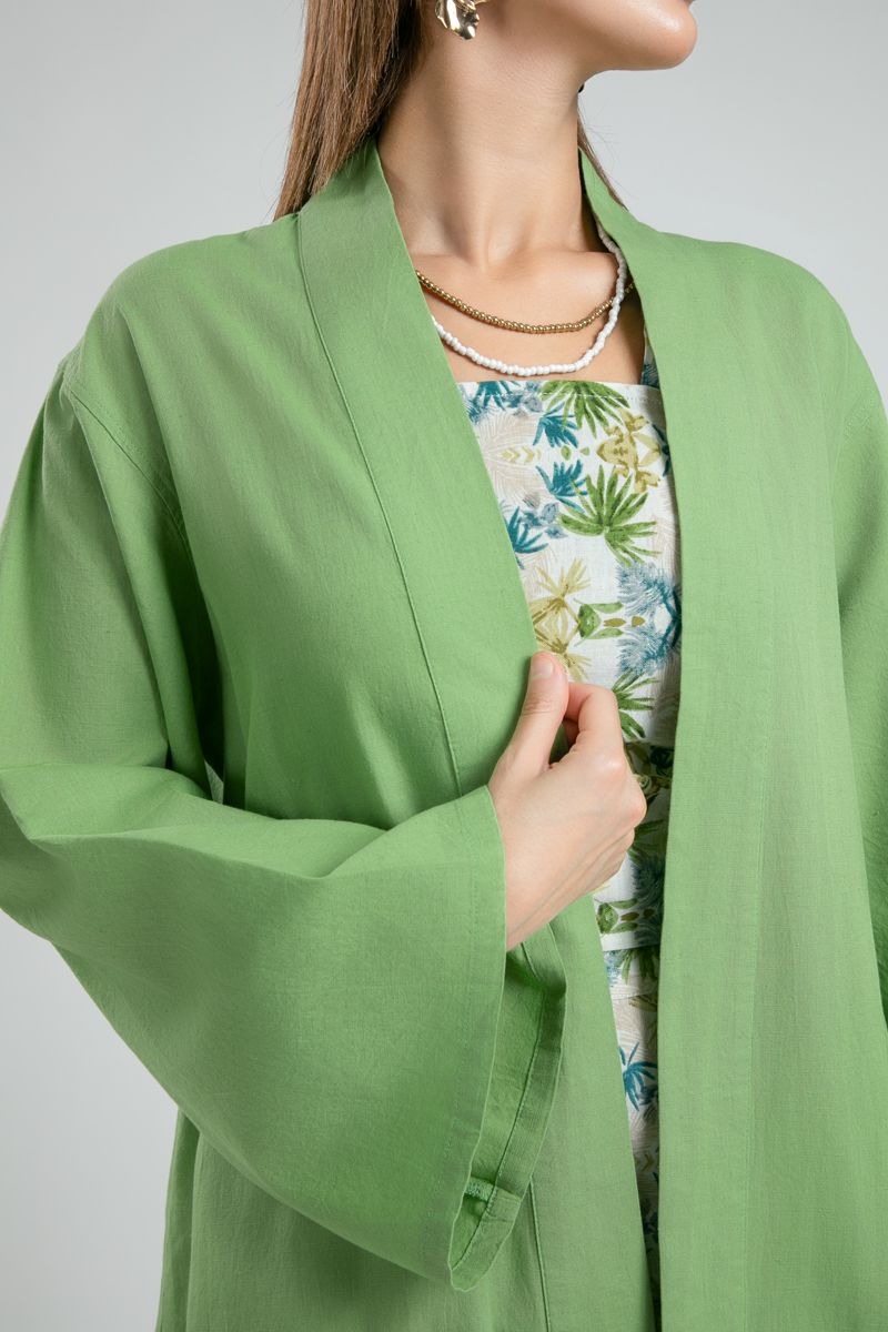 Long Sleeve Abaya Kimono