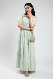 Textured Summer Dress - Soft Layers and Feminine Flair