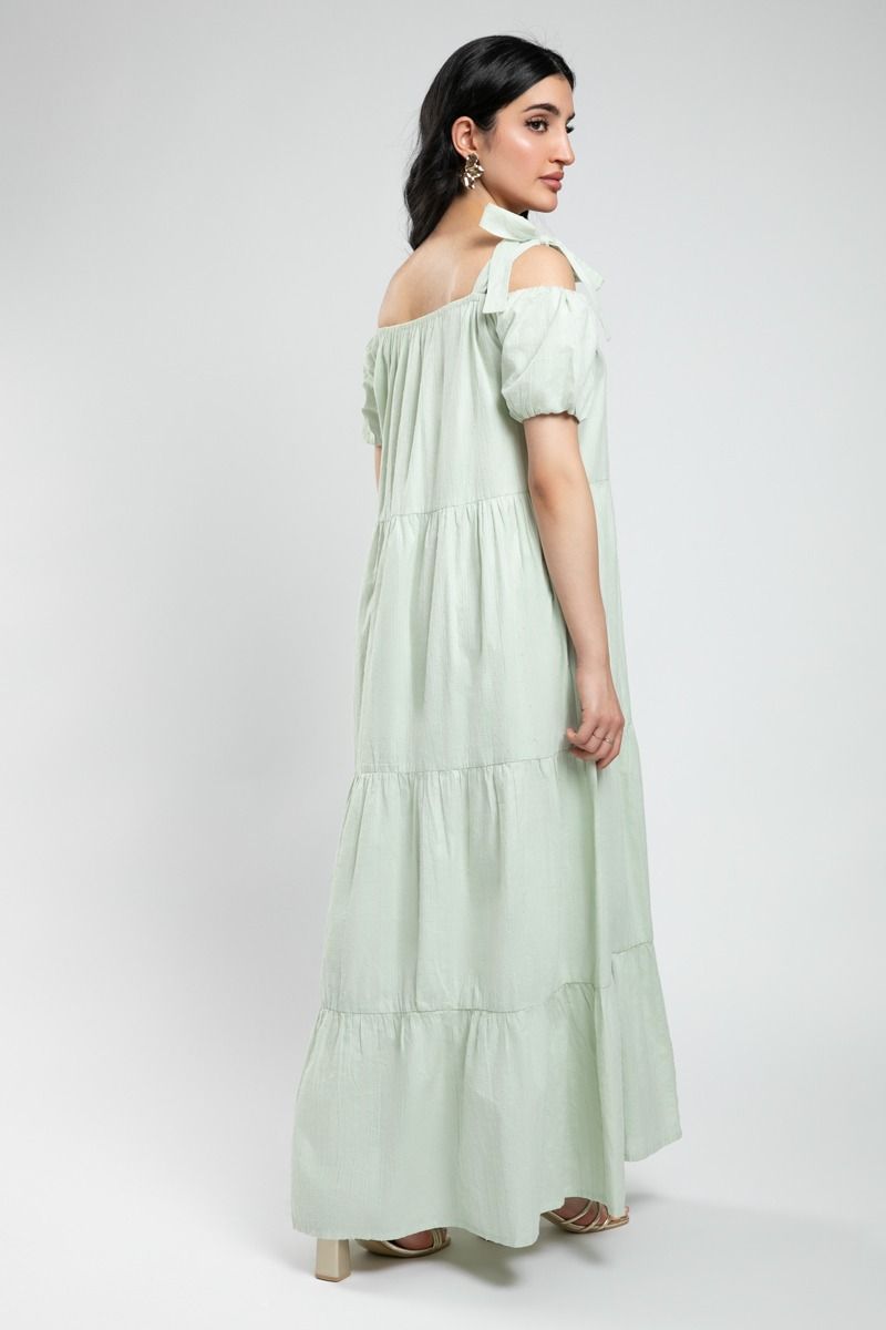 Textured Summer Dress - Soft Layers and Feminine Flair