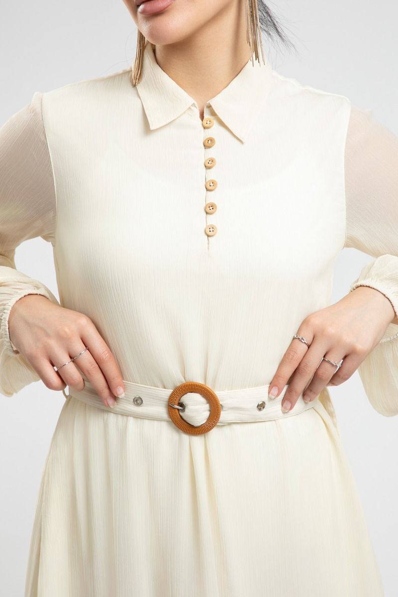 فستان ناعم بملمس أنيق – تصميم راقٍ يبرز القوام