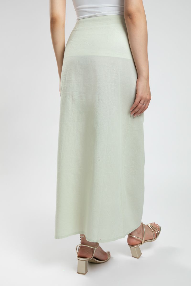 On-the-Go Maxi Wrap Skirt