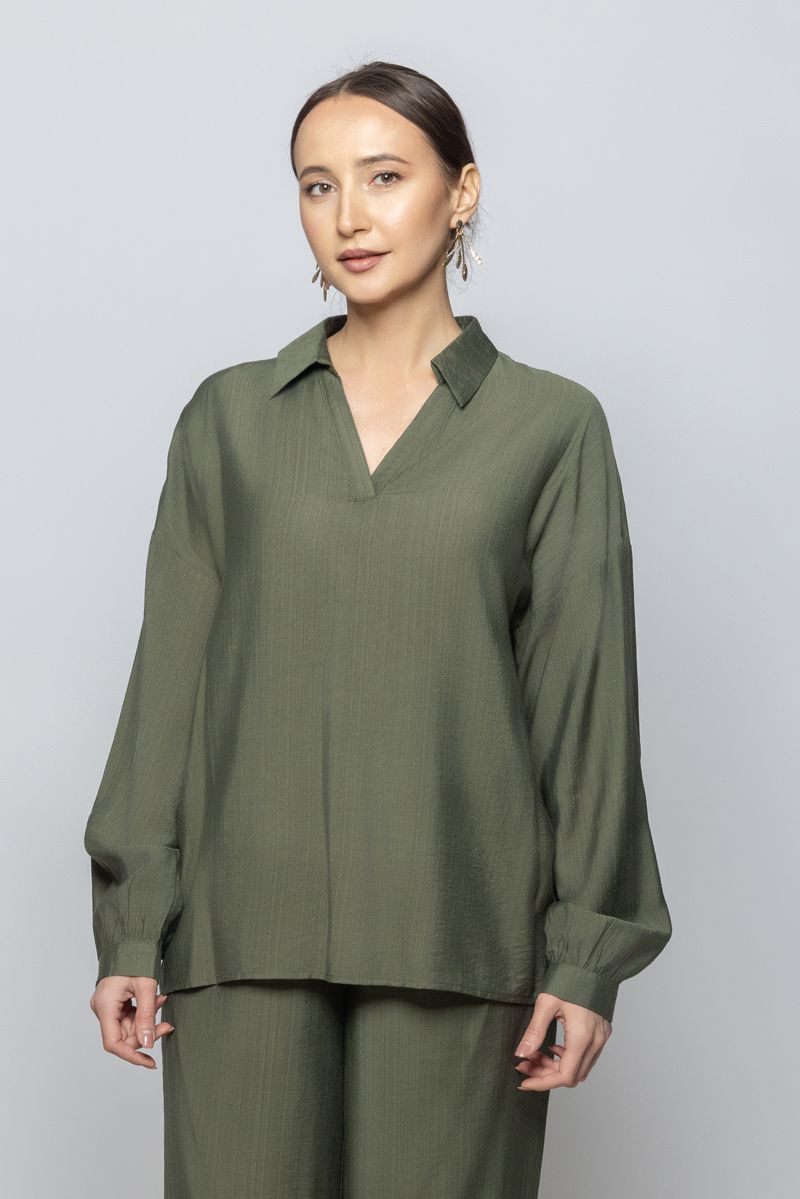 Women Long Sleeves Summer Blouse