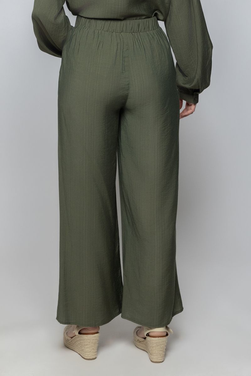 Women Flowy Wide-Leg Summer Pants