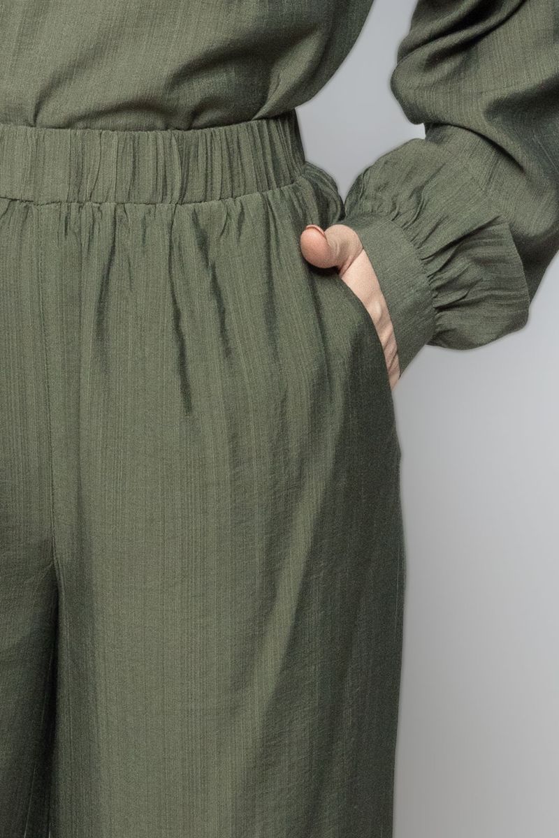 Women Flowy Wide-Leg Summer Pants