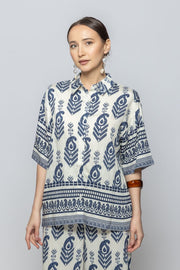 Women Short Flowy Sleeves Summer Shirt