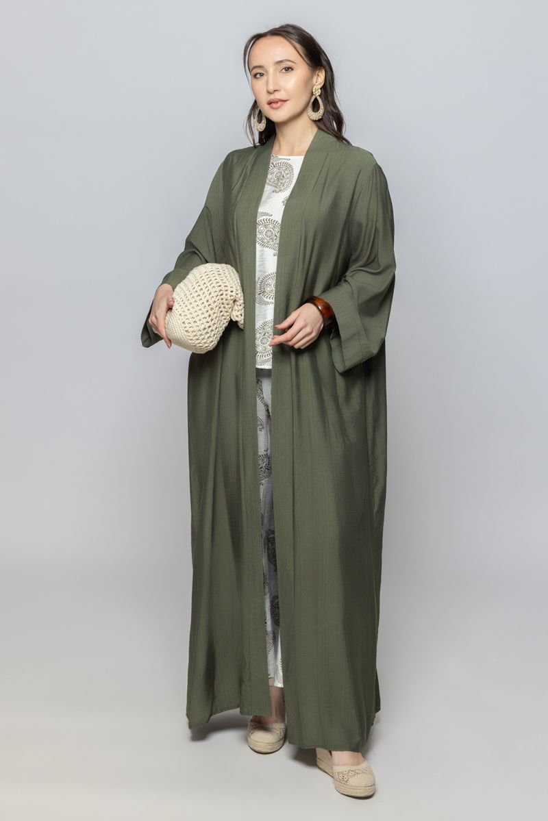 Abaya Long Sleeves Flowing Outwear for Women