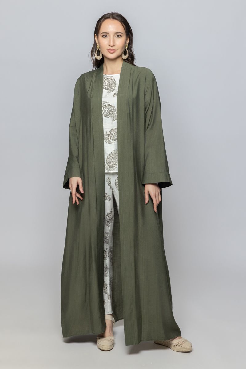 Abaya Long Sleeves Flowing Outwear for Women