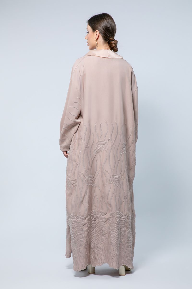 Womens Statement Outwear Abaya - A Masterpiece of Embroidery