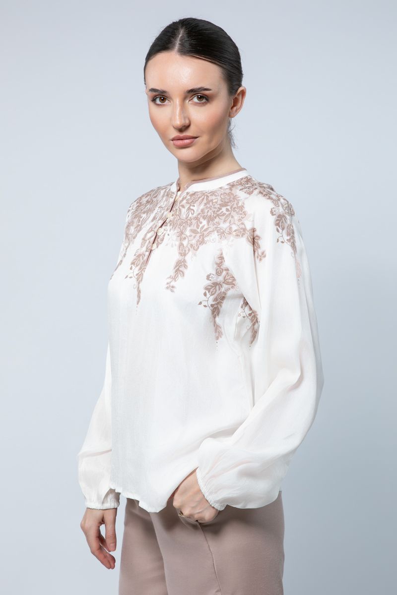 Womens Paisley Print Blouse - A Perfect Blend of Classic and Modern