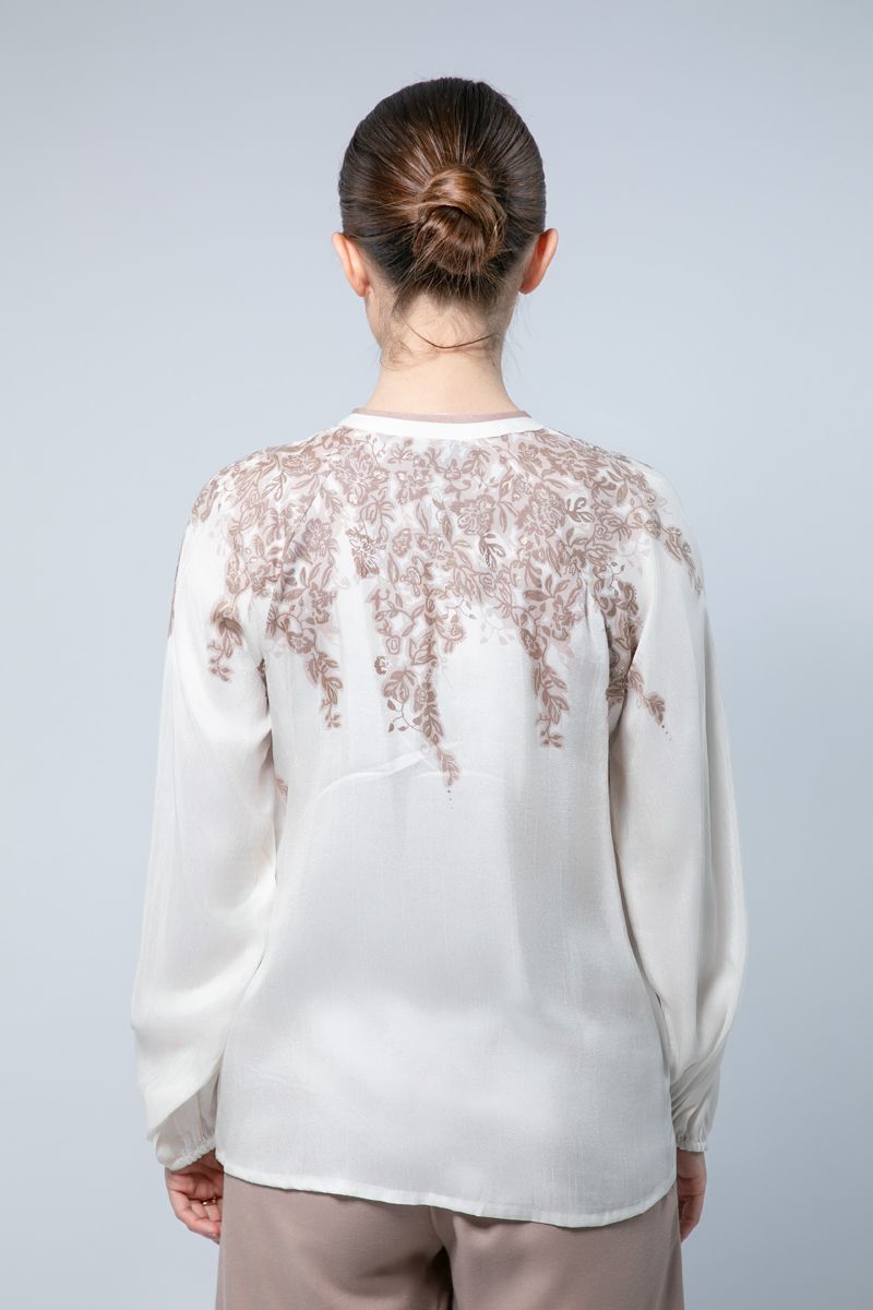 Womens Paisley Print Blouse - A Perfect Blend of Classic and Modern