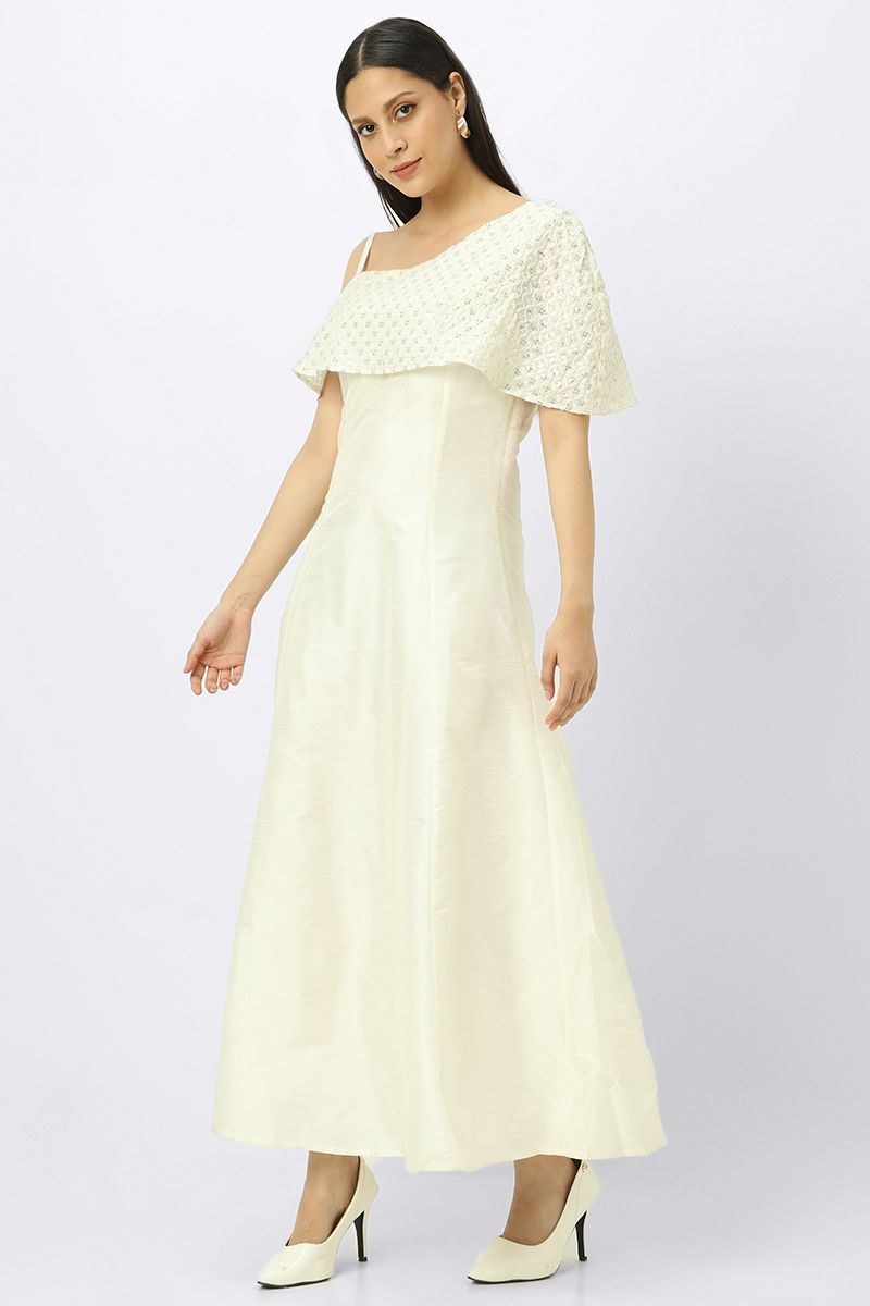 off-shoulder women dress with sequin