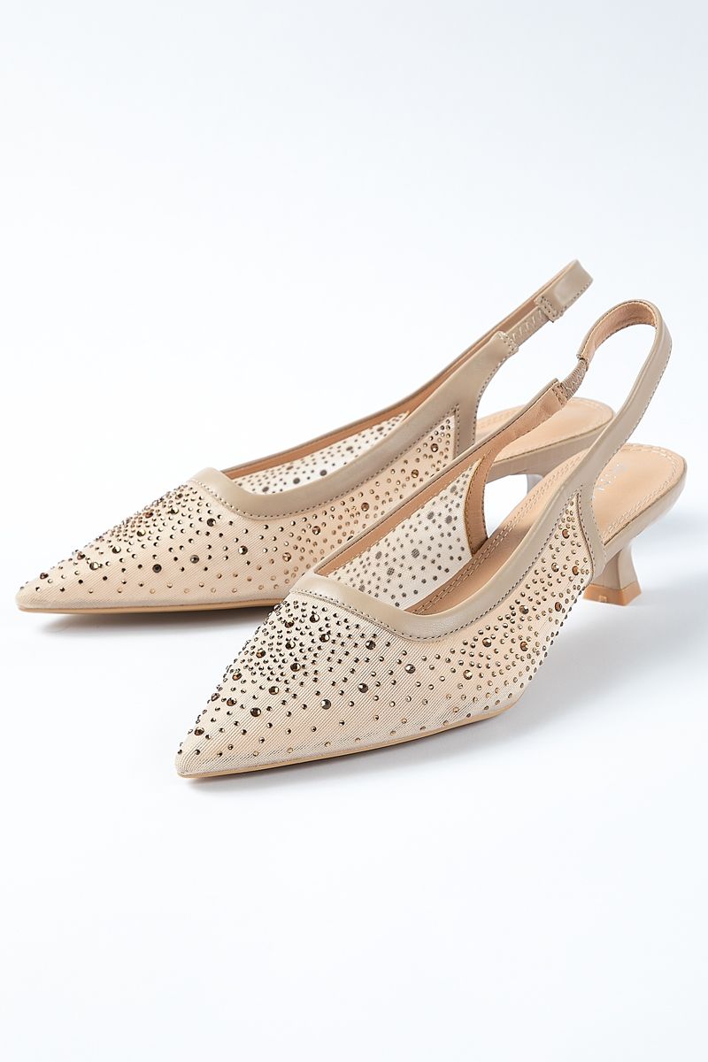 women heeled open sandal