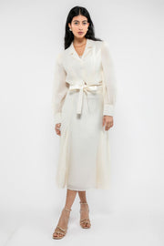 تنورة نسائية بخامة منقوشة