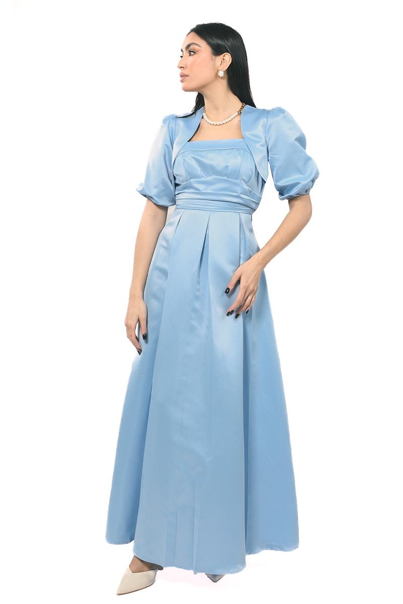 maxi women dress with over bolero