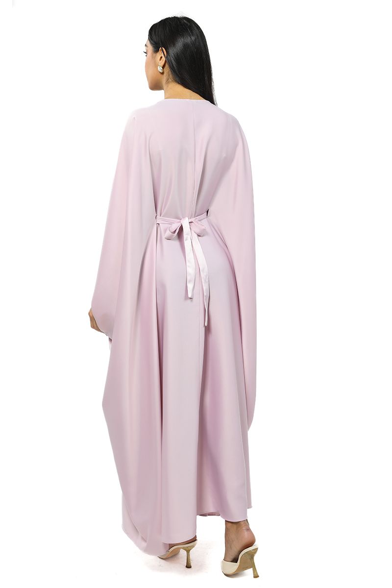 فستان نسائي ماكسي بتفاصيل تطريز