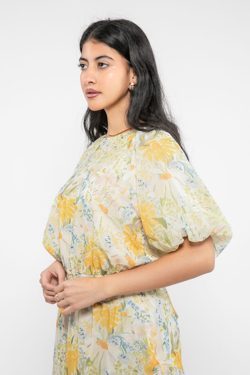 floral printed women top