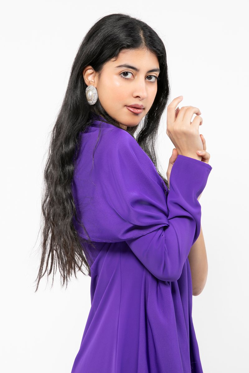 فستان نسائي بكتف مكشوف