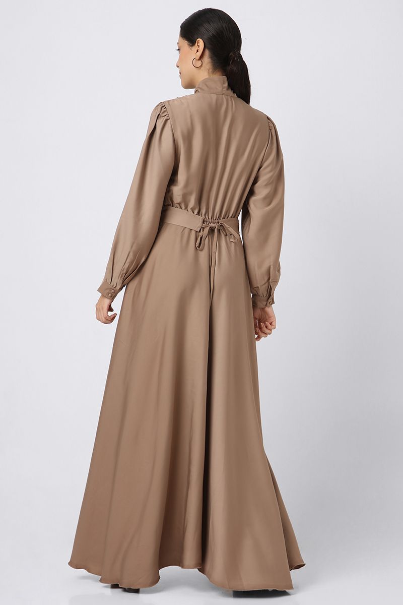 solid colored maxi women dress