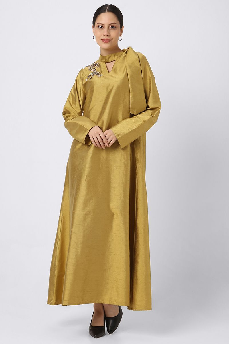 maxi women dress with beads and sequin