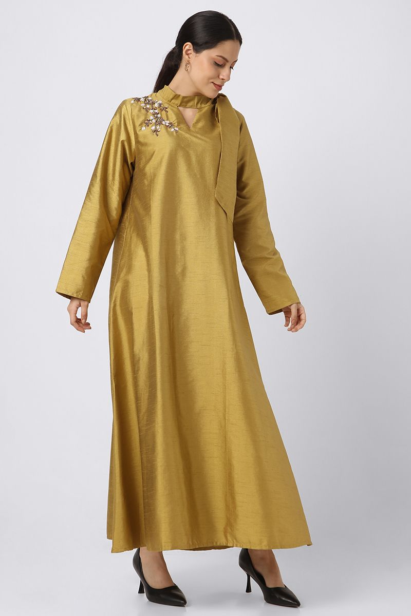 maxi women dress with beads and sequin