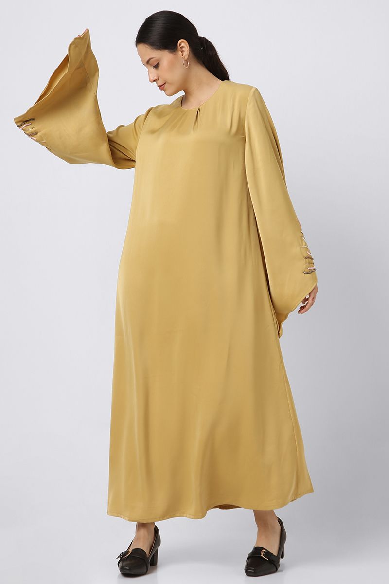 maxi women dress with beads and sequin