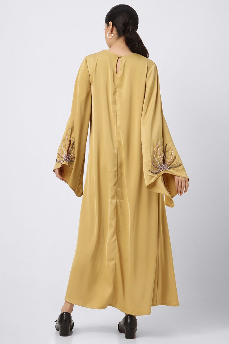 maxi women dress with beads and sequin