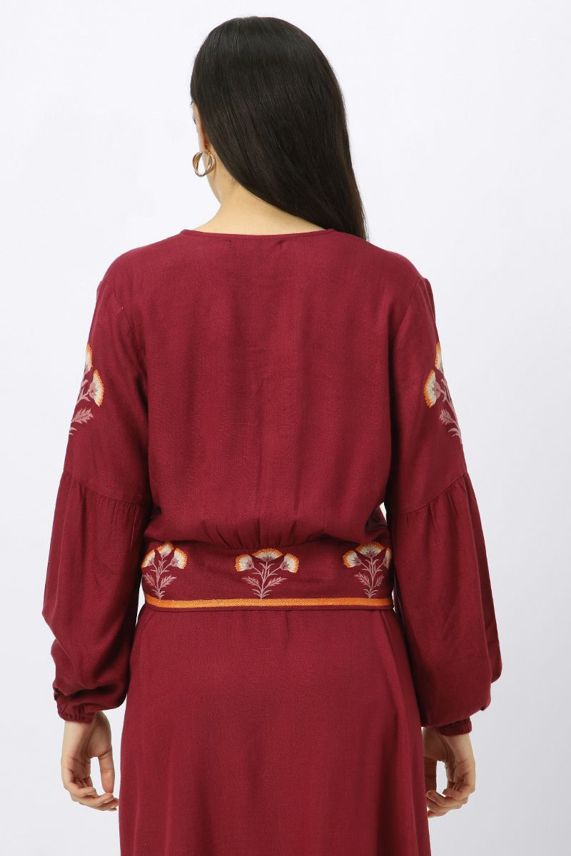 women shirt with embroidery