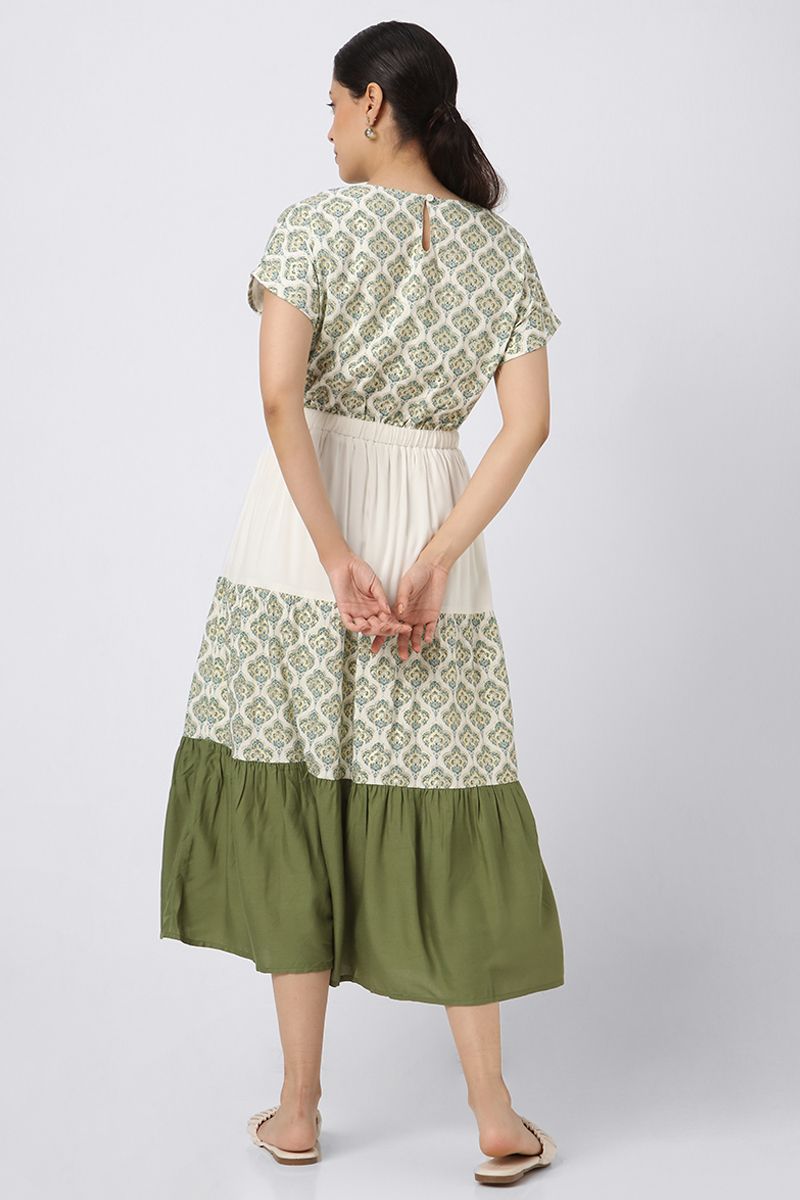 longline printed women dress