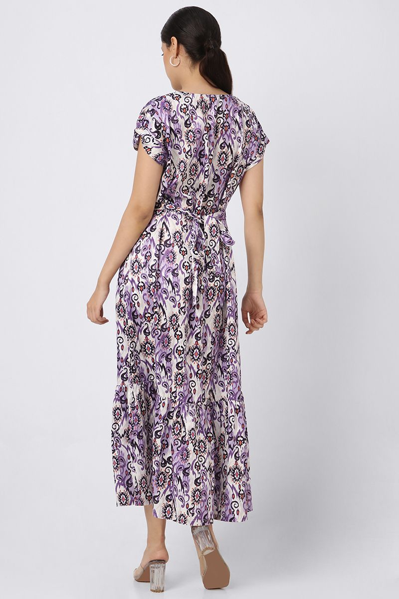 longline printed women dress