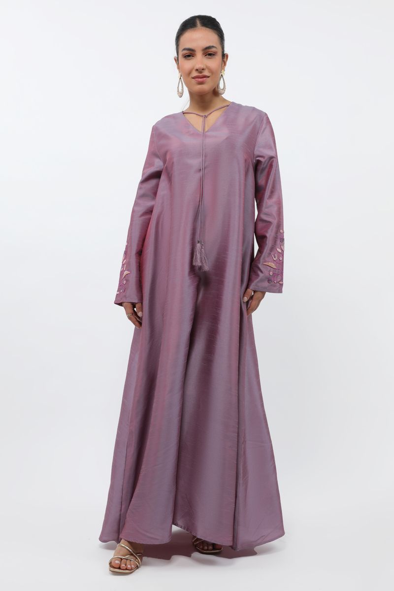 maxi women dress with embroidery