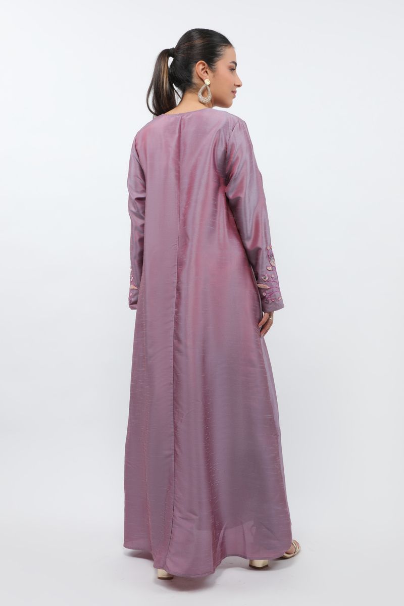 maxi women dress with embroidery