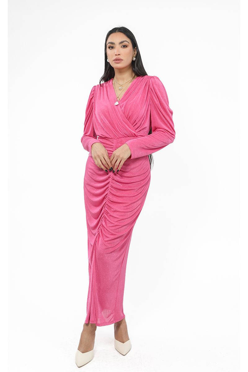 maxi women dress with loose fabric