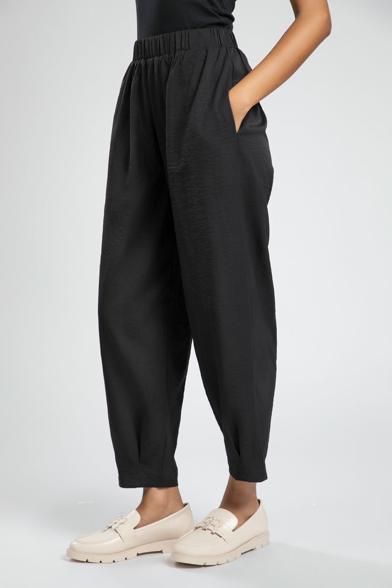 Utility Balloon Pants with Elastic Waist