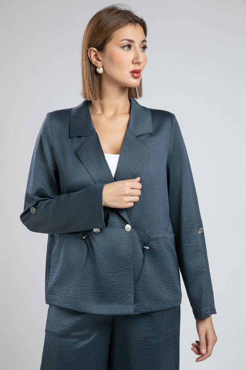 بليزر نسائي صيفي خفيف بأكمام طويلة