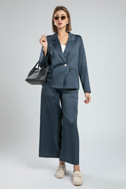 Summer Wide Leg Pants with Elastic Waist