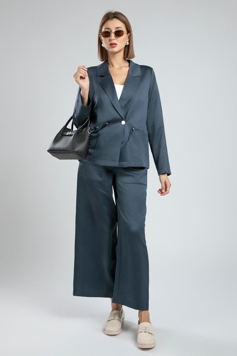 Summer Wide Leg Pants with Elastic Waist