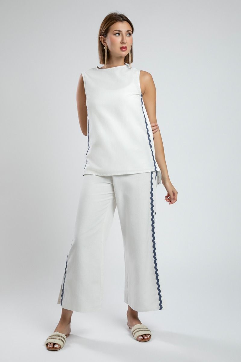 Asymmetrical Sleeveless Blouse for Women