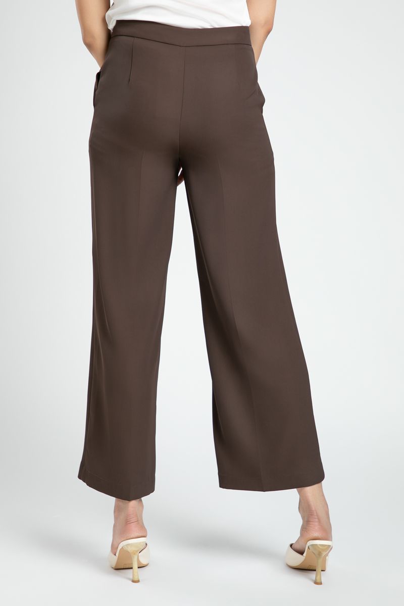 بنطلون نسائي كلاسيكي واسع للمكتب