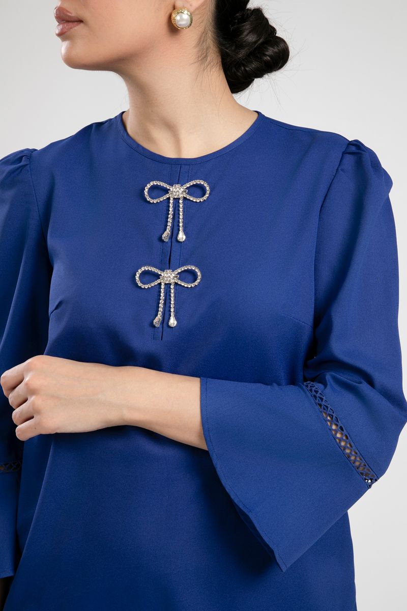 Embellished Bow Detail Blouse