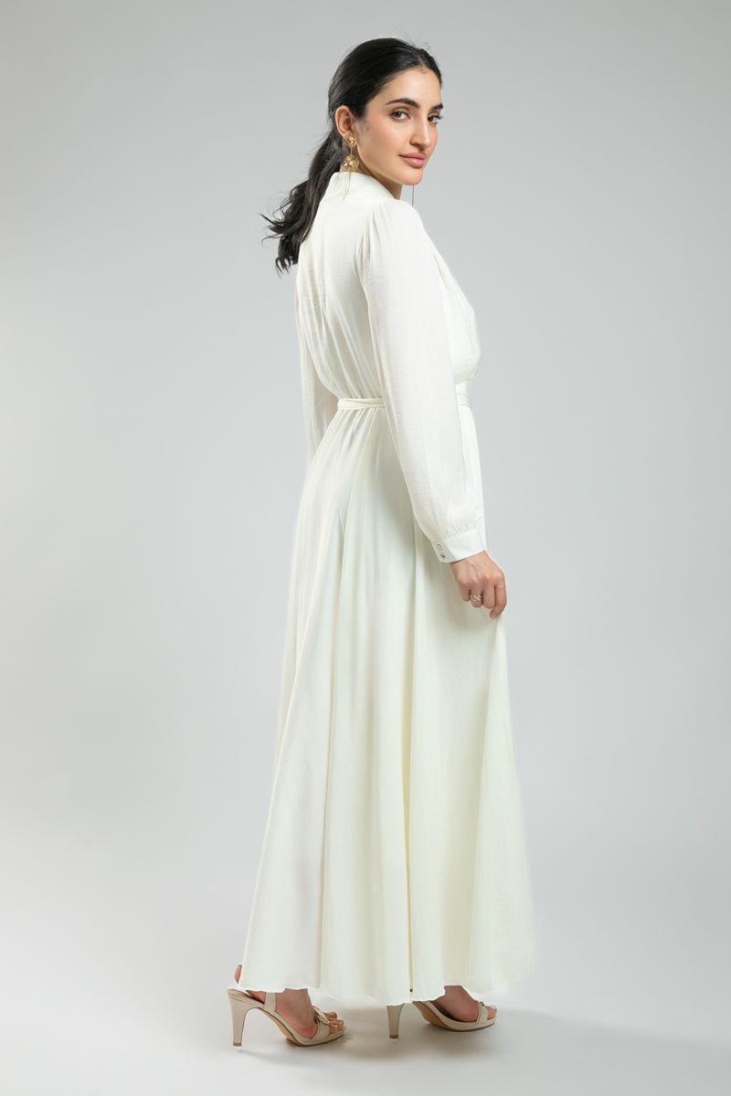 Women's Long Sleeve Delicate Maxi Dress
