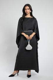 Evening Dress with Elegant Waist Detail