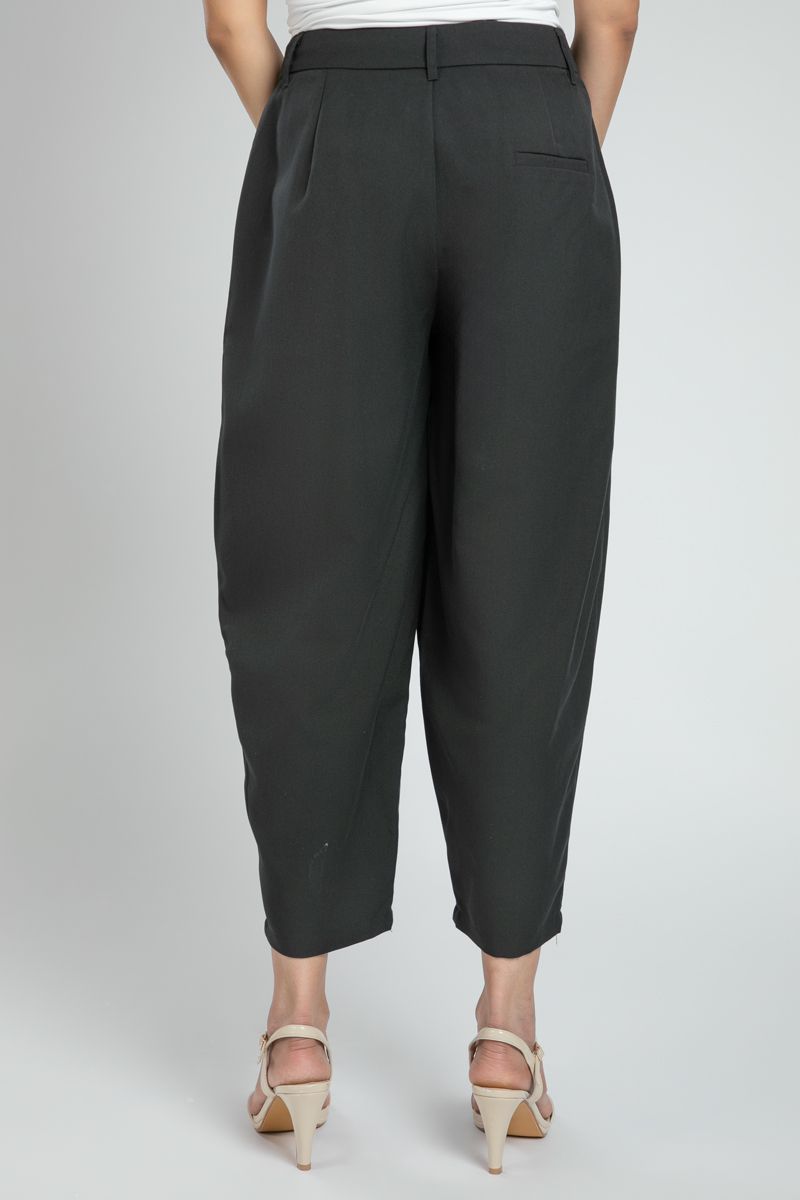 Feminine Balloon Pants with Pleats