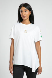 Asymmetric KSA Spirit Printed Tshirt