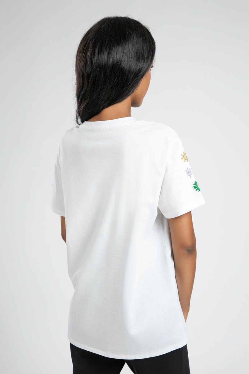 Asymmetric KSA Spirit Printed Tshirt