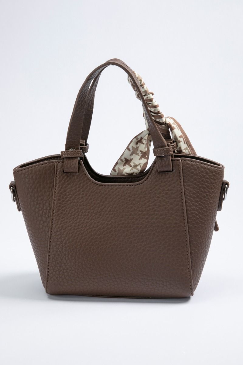 Women's Elegant Shoulder Bag - Solid Color Synthetic Leather