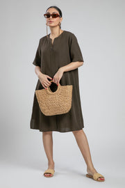 Knee Length Relaxed Fit Dress