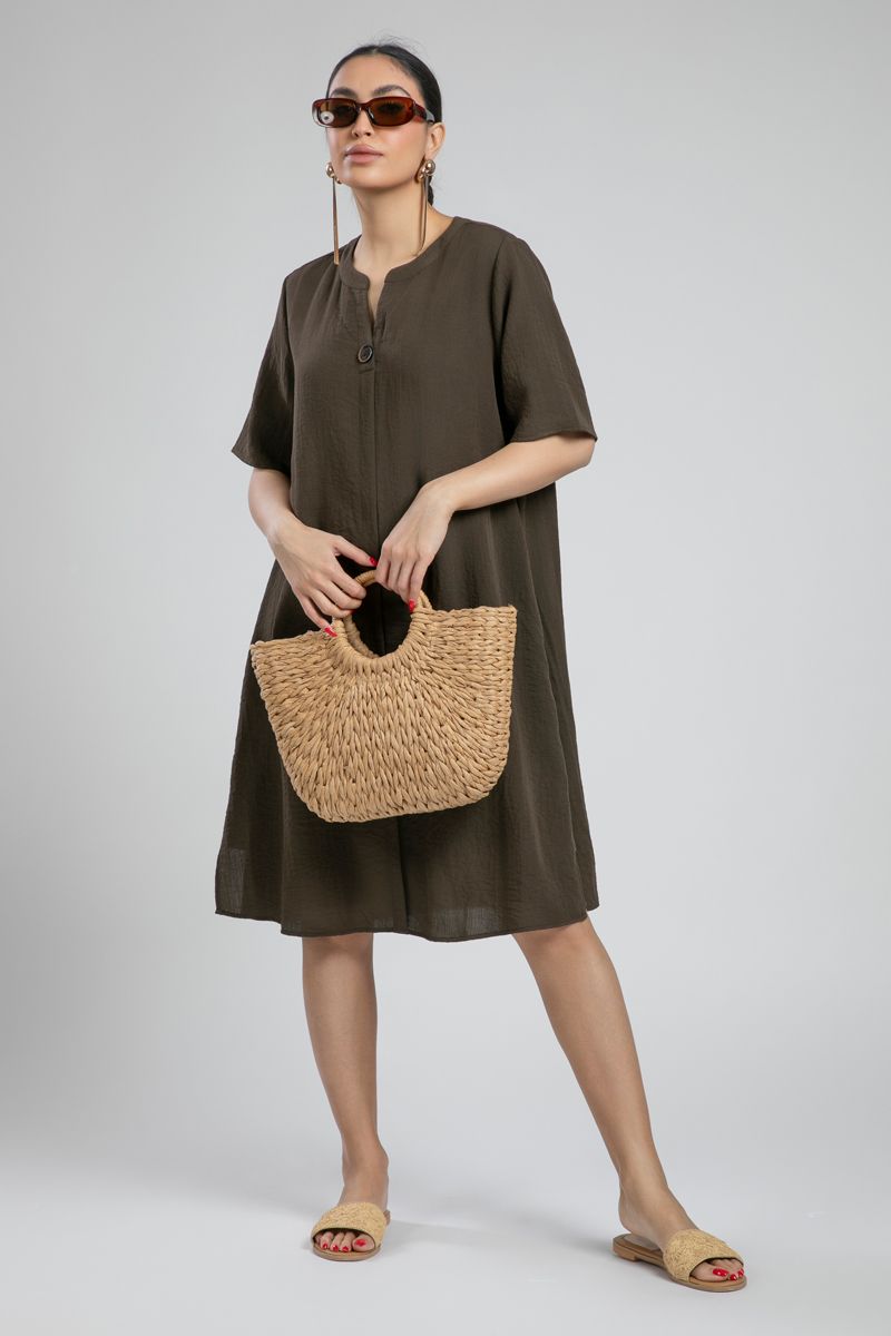 Knee Length Relaxed Fit Dress